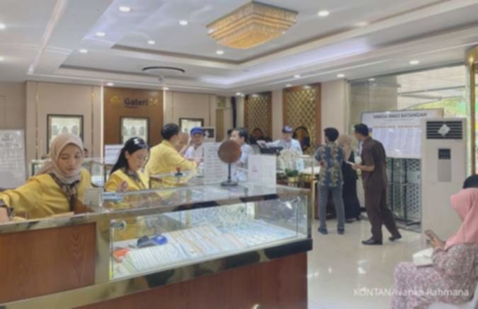 Harga Emas Antam Logam Mulia Hari Ini Rabu (25/6) Tidak Bergerak