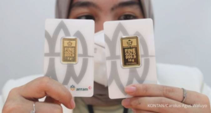 Sebulan Naik 4,05%, Harga Emas Antam Hari Ini Turun Tipis (30 Agustus 2025)