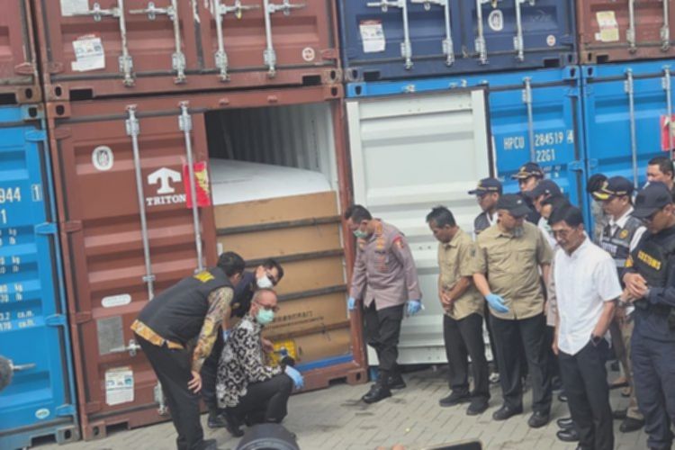 Langgar Ketentuan Ekspor, Operasi Gabungan Kemenkeu dan Polri Sita 87 Kontainer Produk Turunan CPO Senilai Rp 28,7 Miliar
