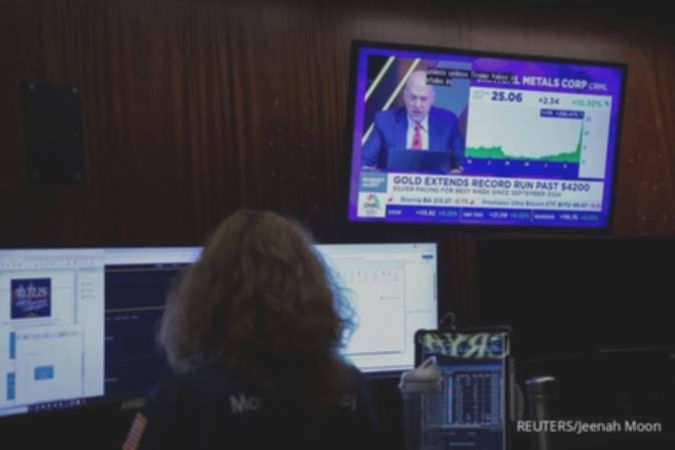 Wall Street Beragam, Investor Menanti Laporan Kinerja Nvidia