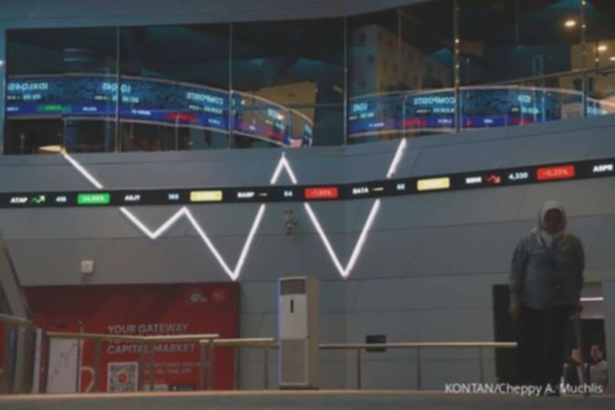 IHSG ditutup melemah 0,55% ke level 8.537,91 pada perdagangan Rabu (24/12)