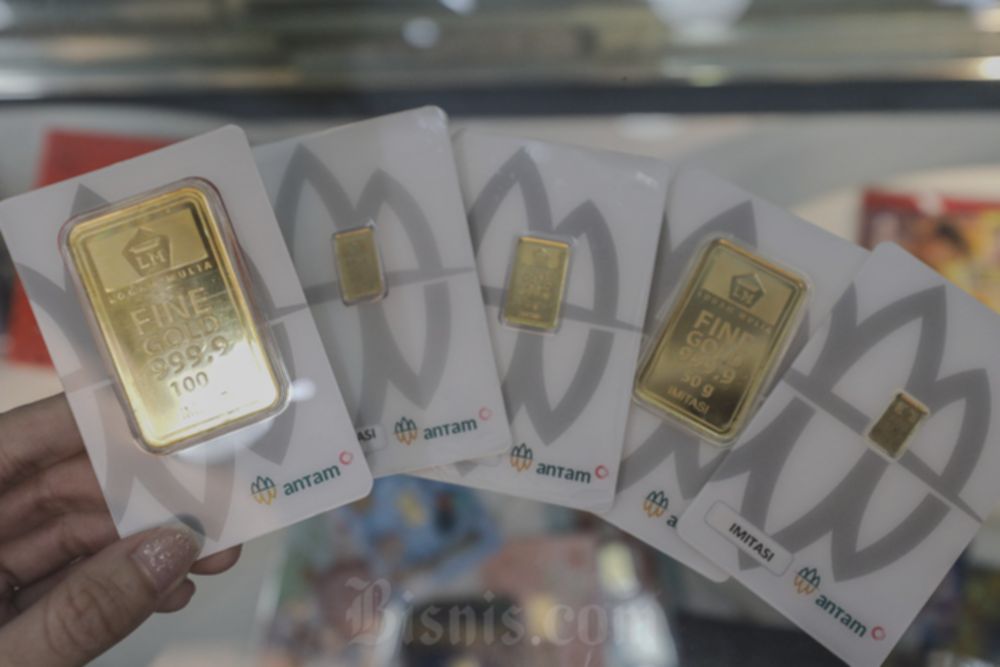 Harga emas Antam hari ini (12/12): melonjak Rp22.000 jadi Rp2.453.000 per gram