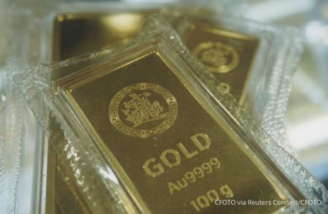 Harga emas turun pada Senin (8/12) pagi, imbas sentimen kenaikan cadangan emas PBOC