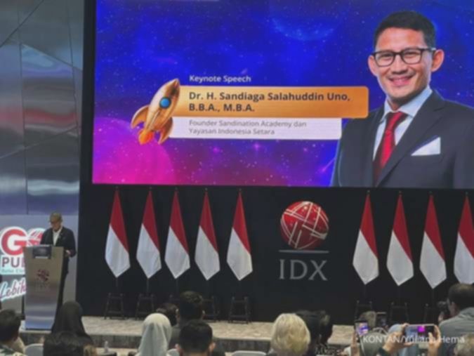 Sandiaga Uno kasih bocoran perusahaan yang siap IPO, ini sektor unggulannya