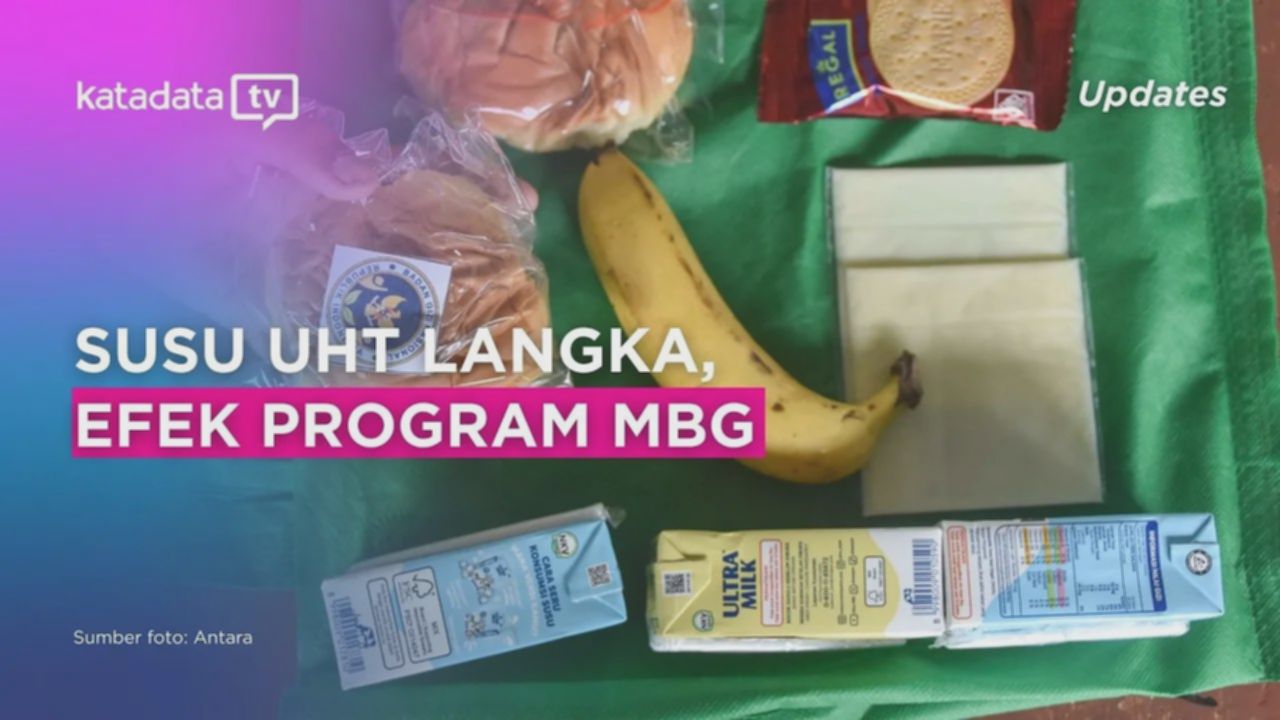 Susu UHT langka di ritel, efek program makan bergizi gratis