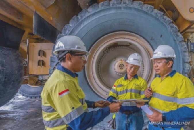 Amman Mineral (AMMN) masih miliki 105,8 juta saham hasil buyback