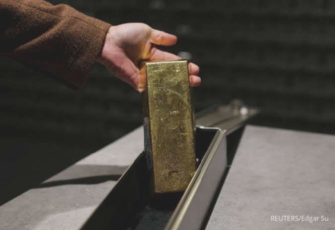 Harga emas spot melonjak 64% di sepanjang tahun 2025