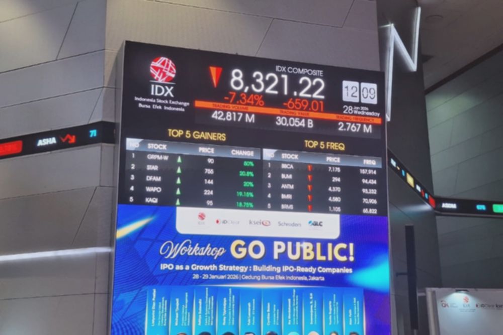 IHSG anjlok 8% usai pengumuman MSCI, BEI Kepri imbau investor tetap tenang