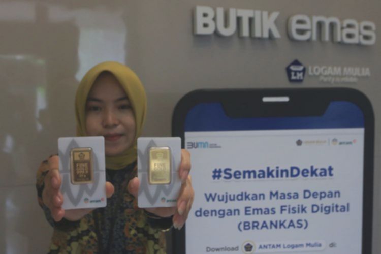 Hari ini harga emas Antam naik Rp 30.000 menjadi Rp 2.920.000 per gram