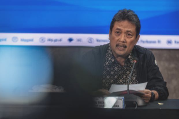 Menteri KKP Trenggono sindir Purbaya soal dana pembangunan kapal