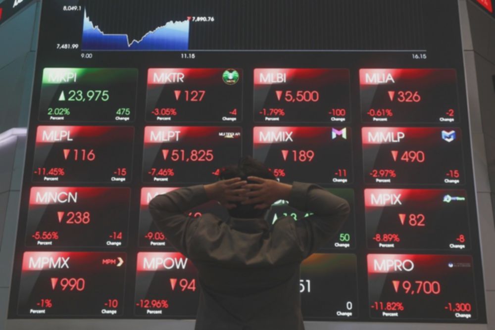 Daftar saham top losers pekan ini: HILL, NATO hingga SOTS ambles