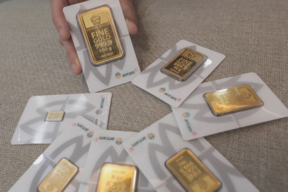 Harga emas Antam saat Imlek hari ini (17/2), turun jadi Rp2,91 juta per gram